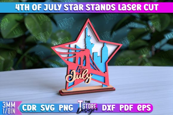 4th of July Star Stand American Symbol: Elevating Patriotic Displays with Precision Design