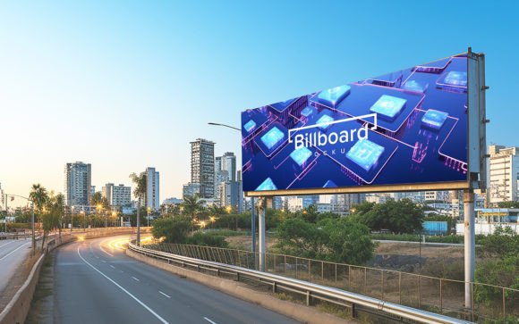 Advertising Billboard Mockup Photo Blank: Elevating Visual Presentations with Realism