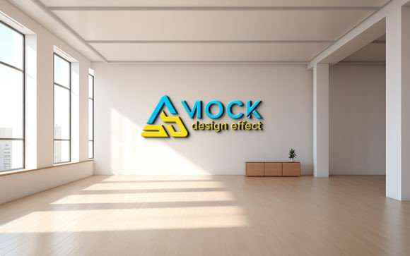Corporate Office White Wall Mockup: Integrating Realistic Branding into Professional Workflows