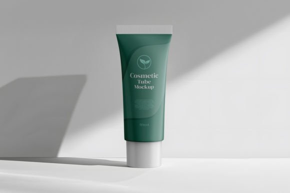 Cosmetic Tube Editable Branding Mockup