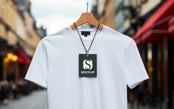Elevate Your Brand with T-Shirt Tag Mockups