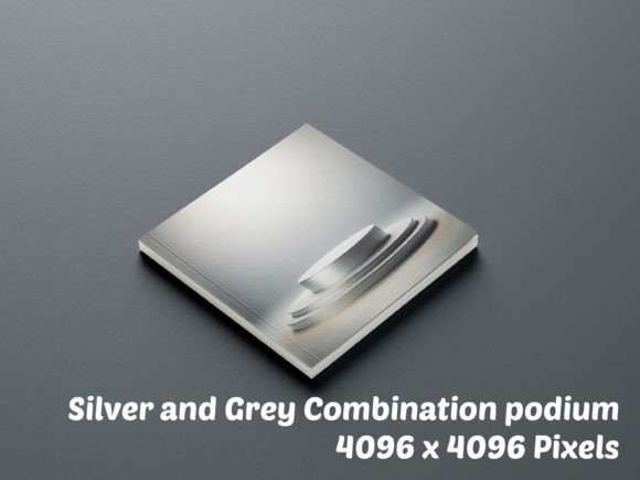 Enhancing Visual Impact with the Silver and Grey Combination Podium 11