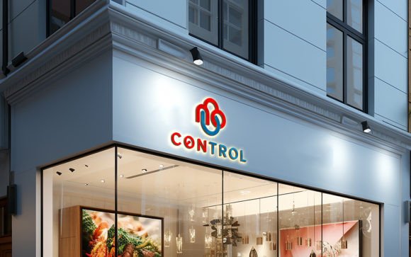 Evaluating the Colorful Facade Sign Front Logo Mockup for Professional Brand Presentations