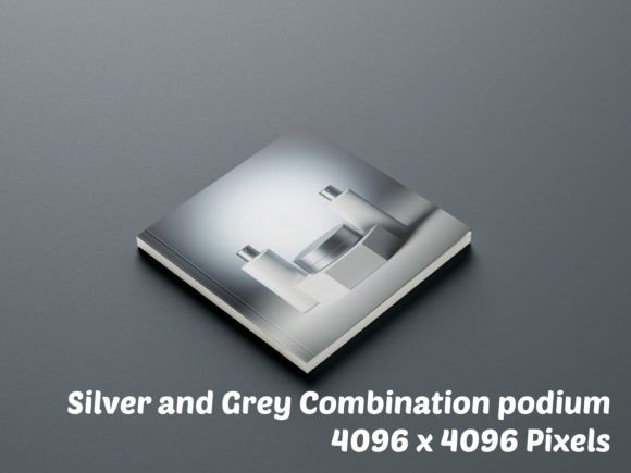 Integrating the Silver and Grey Combination Podium 05 into Professional Visual Workflows
