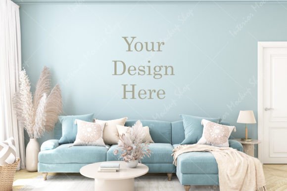 Interior Background 465: Boho Mockup