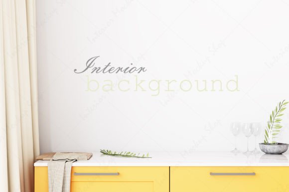 Kitchen Interior Background for Designers