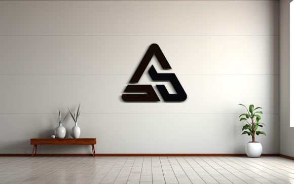 Realistic Wall Logo Mockup for Pros