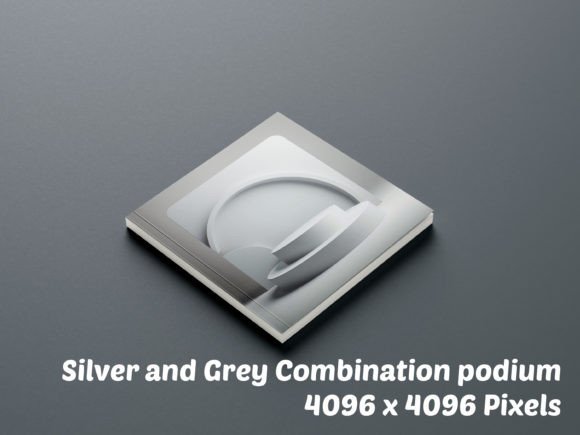 Silver & Grey Podium 13: High-Res Design