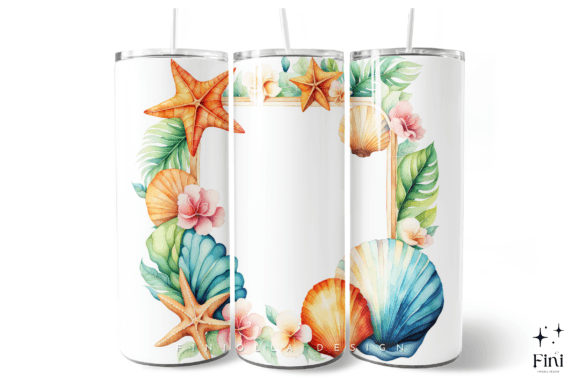 Summer Sea Shell Tumbler Wrap PNG: A Guide to Custom Sublimation Design