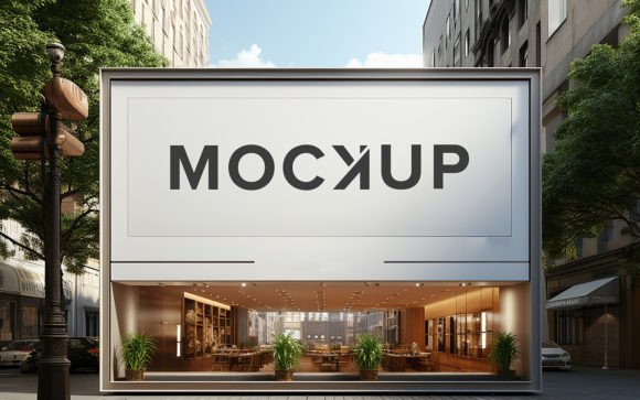 Transforming Brand Identity with a Realistic Logo Mockup Store Sign