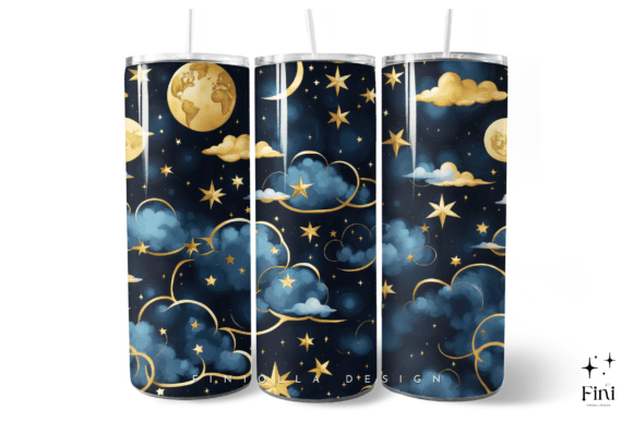 Transforming Drinkware with the Beautiful Starry Night Tumbler Wrap