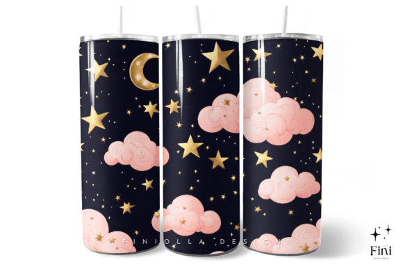 Unleashing Magic: The Allure of the Pink Celestial Starry Night Tumbler Wrap