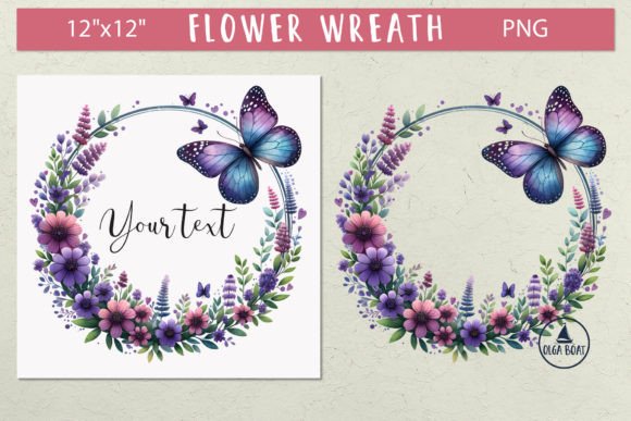 Wildflower Frame Floral Wreath Png: Elevating Your Designs with Natural Elegance